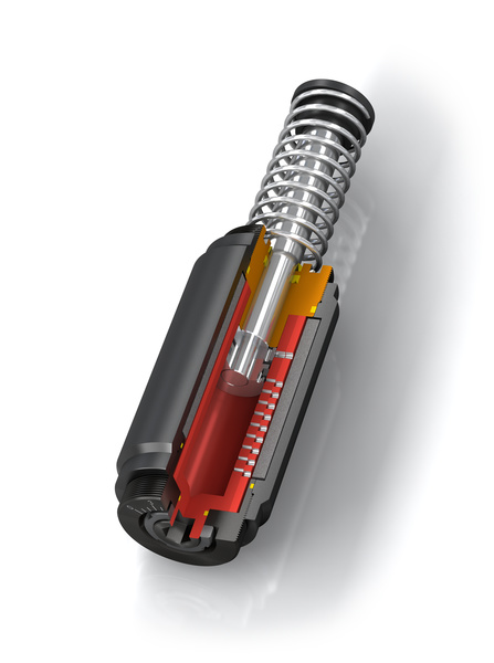 ACE Stoßdämpfer GmbH - Bild - A3EU-R Flansch Rückseite