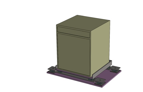 GPS Kühlschrank im Impfmobil